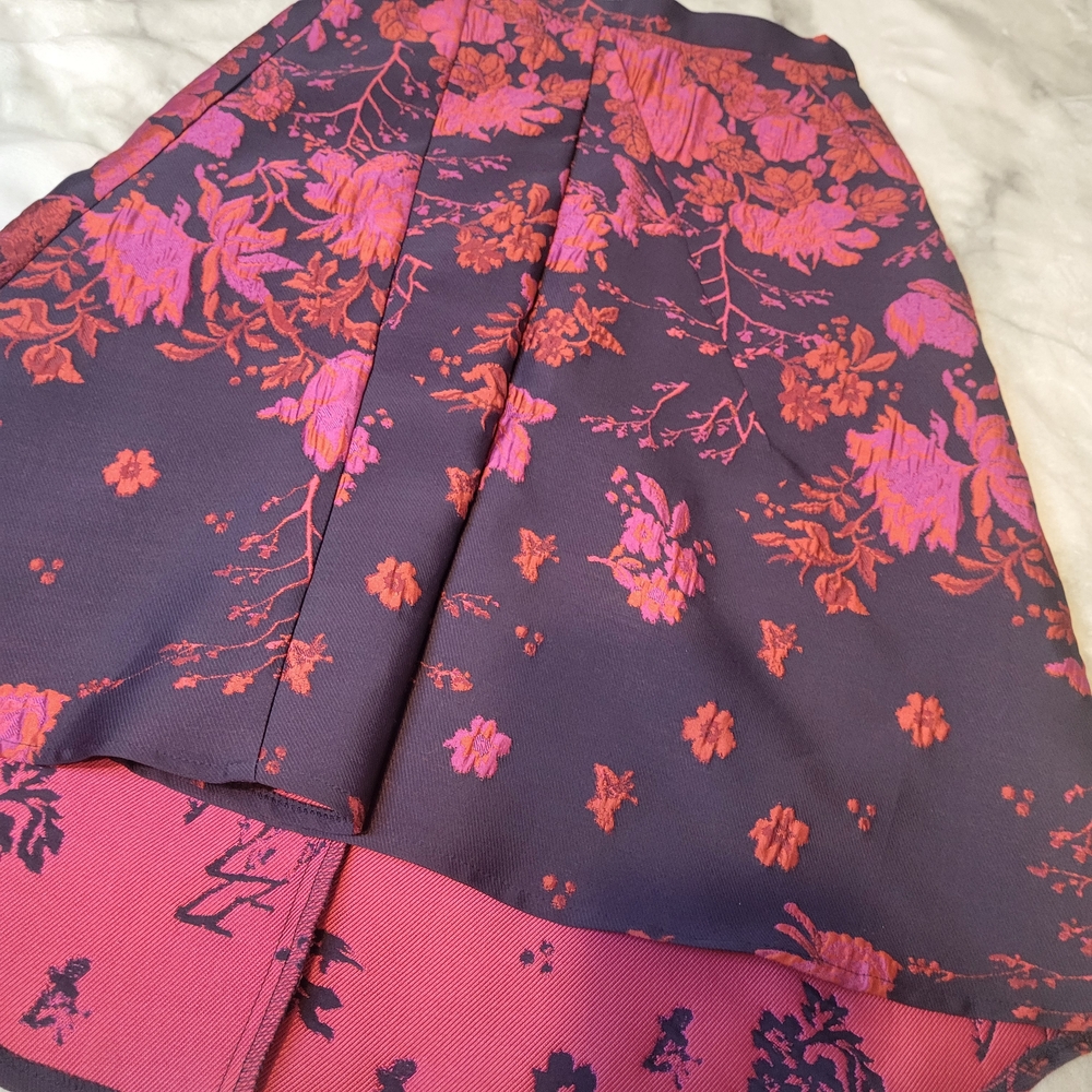 Anthropology Eva Franco High-Low Floral Skirt - Picture 2 of 13